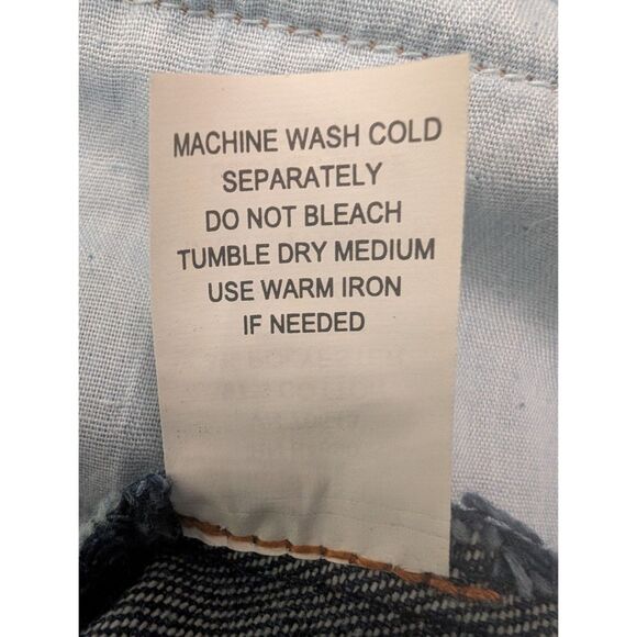 Duke Habrand Denim Jacket Mens Size 4X 4XL Blue Full Zip Orange Thread - Picture 9 of 9